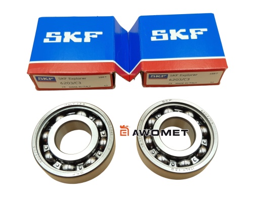 Łożyska wału 6203/C3 SKF do STIHL 029, 039, MS 290, MS 390