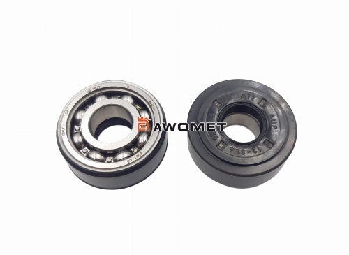 Uszczelniacze wału + łożyska SKF 6001 do HUSQVARNA 323R, 325R, 326