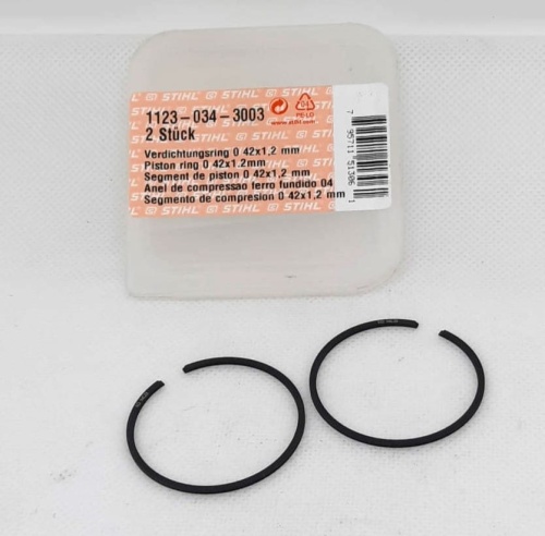 Pierścienie tłoka 42mm x 1.2mm - oryginał STIHL 11230343003