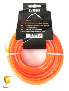 Żyłka tnąca EVEREST 2.65 mm x 15 m (kwadratowa)