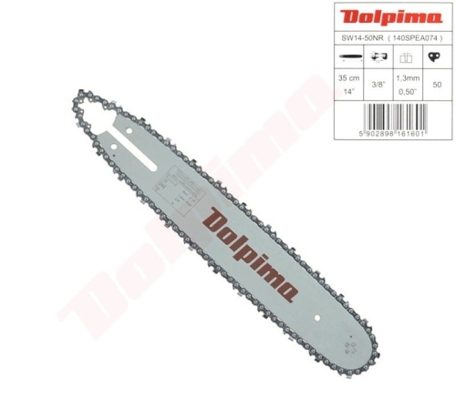 Zestaw Prowadnica DOLPIMA + Łańcuch DOLPIMA 35 cm x 3/8 x 1.3 na 50 ogniw