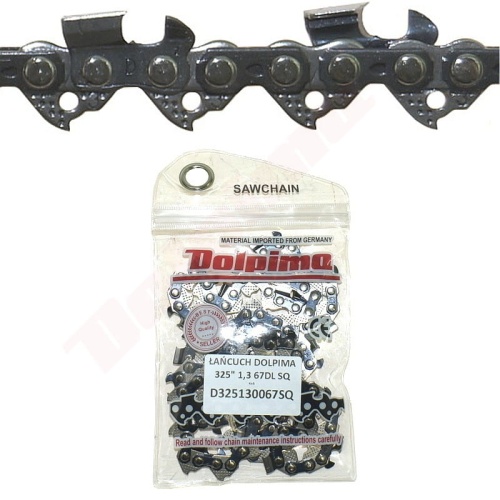 Łańcuch DOLPIMA 40cm x 325 x 1.3 na 67 ogniw - pełne dłuto - D325130067SQ
