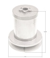 Uchwyt noża Husqvarna LB155S, J55S | McCulloch M56 - wał 25,4 mm