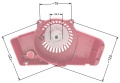 Rozrusznik do kos chińskich NAC WLBC580E-2ZXU, BP540-32B-V 08-12037