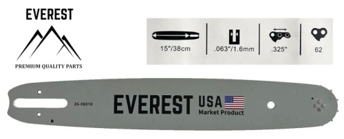 PROWADNICA EVEREST 37 cm x 325 x 1.6 na 62 ogniw