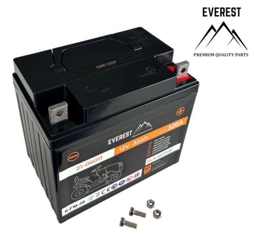 Akumulator żelowy EVEREST 12V -32Ah AGM - prawy plus 21-06011