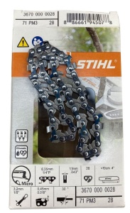 Łańcuch STIHL 10 cm x 1/4 x 1.1 na 28 ogniw (14 nożyków)