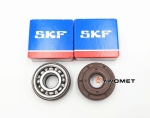Uszczelniacze wału + łożyska SKF 6202 do HUSQVARNA 340, 345, 350